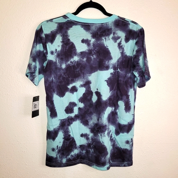 Hurley Blue Print Pattern SS Big Boy Top Tee T-Shirt Size L (Ages 12-13) BlueNWT - Picture 6 of 10